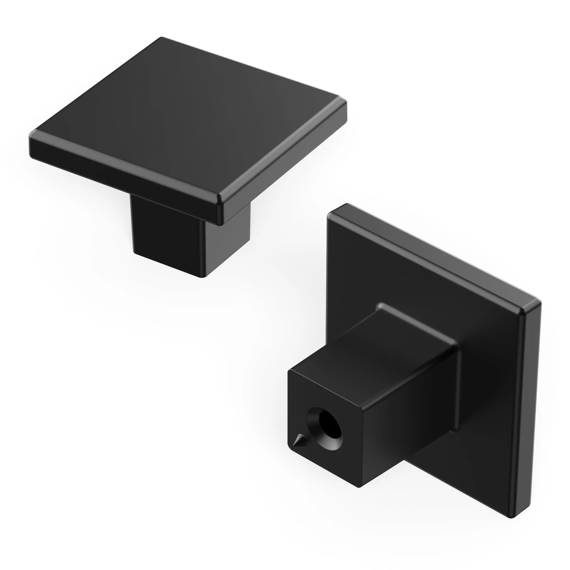 1-3/16 Inch Square Heritage Designs Contemporary Knob (10-Pack)