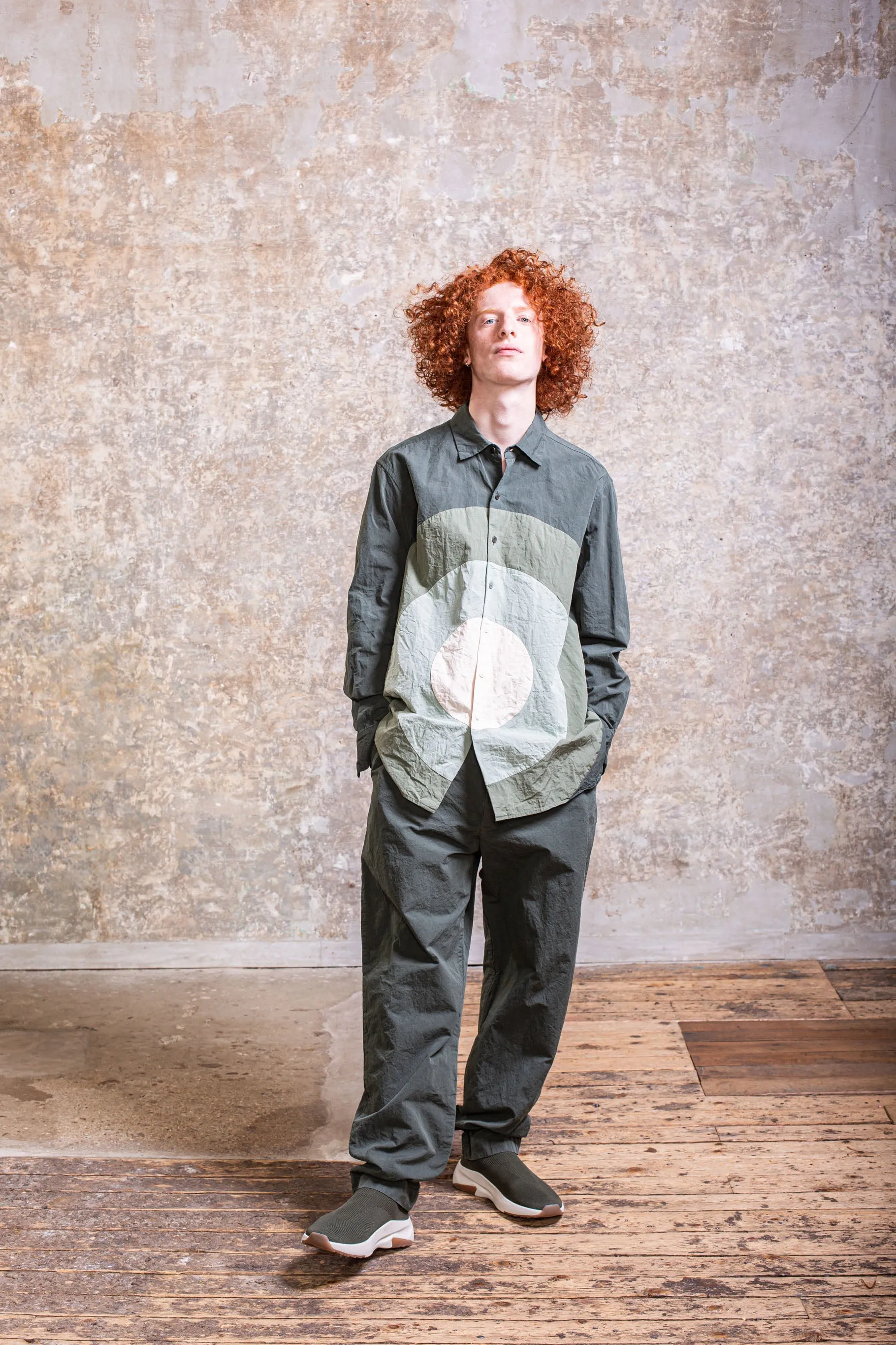 3 RONDS SHIRT - PAPER COT - MIX KHAKI