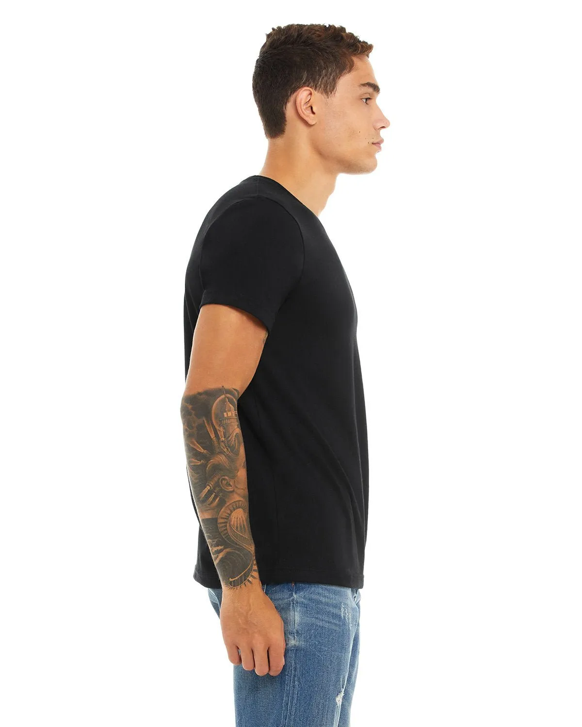 3001CVC-Bella   Canvas-SOLID BLK BLEND