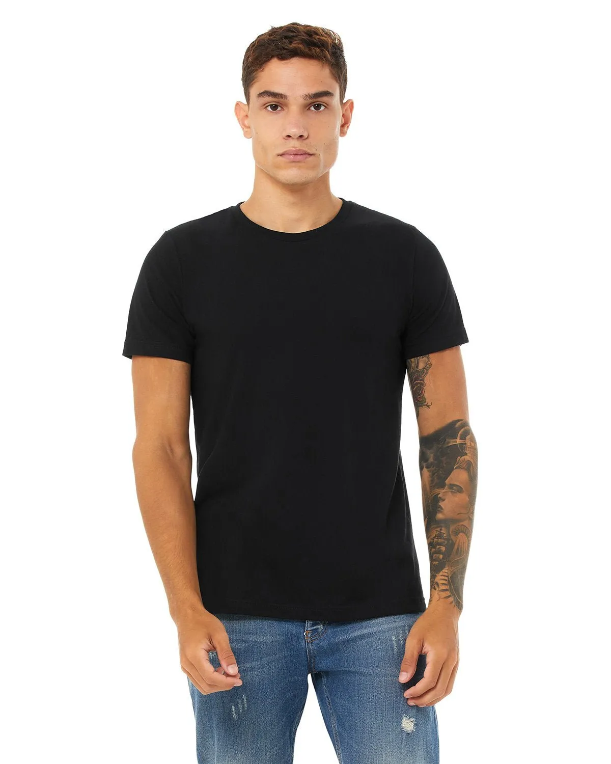 3001CVC-Bella   Canvas-SOLID BLK BLEND