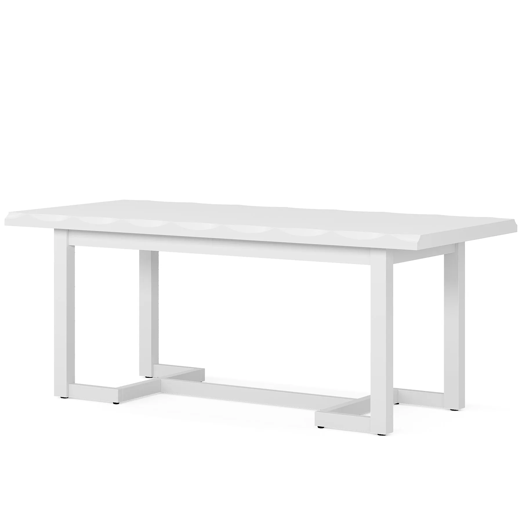 63" Computer Desk, Wood Executive Desk Study Writing Table