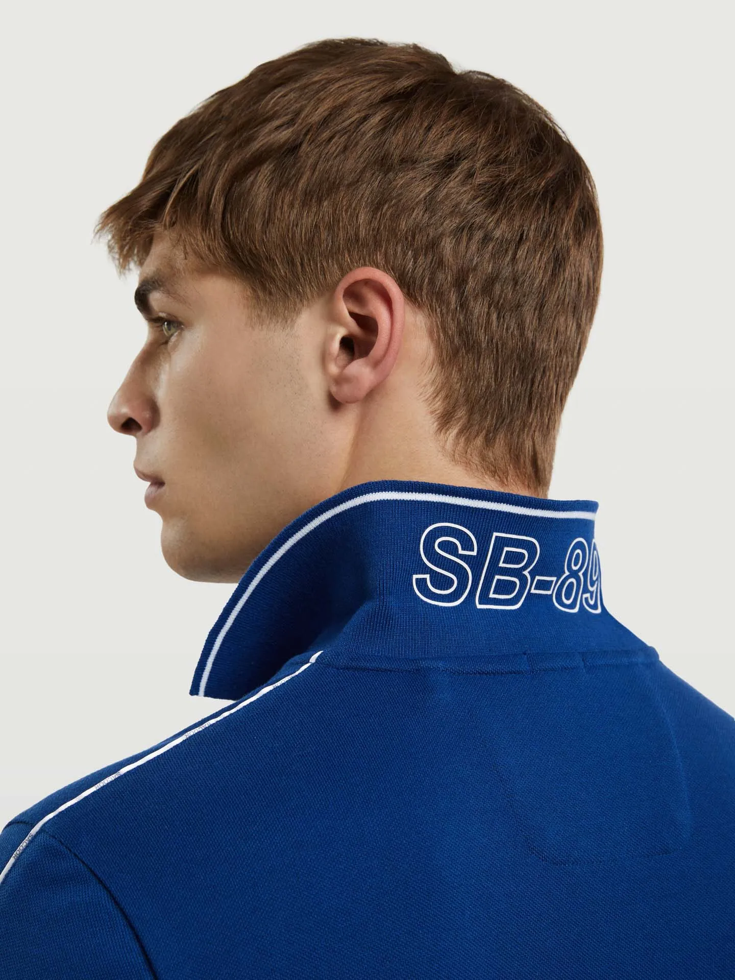 89 Recycled Edition' Polo Piqué Shirt With Branded Pipings