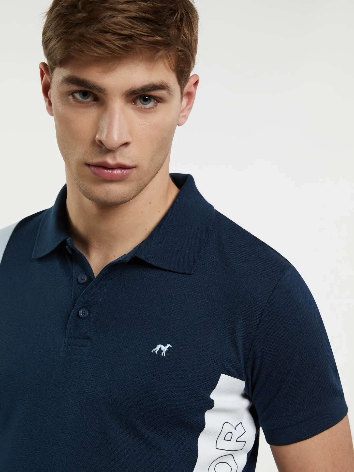 89 Recycled Edition' Polo Piqué Shirt With Branding