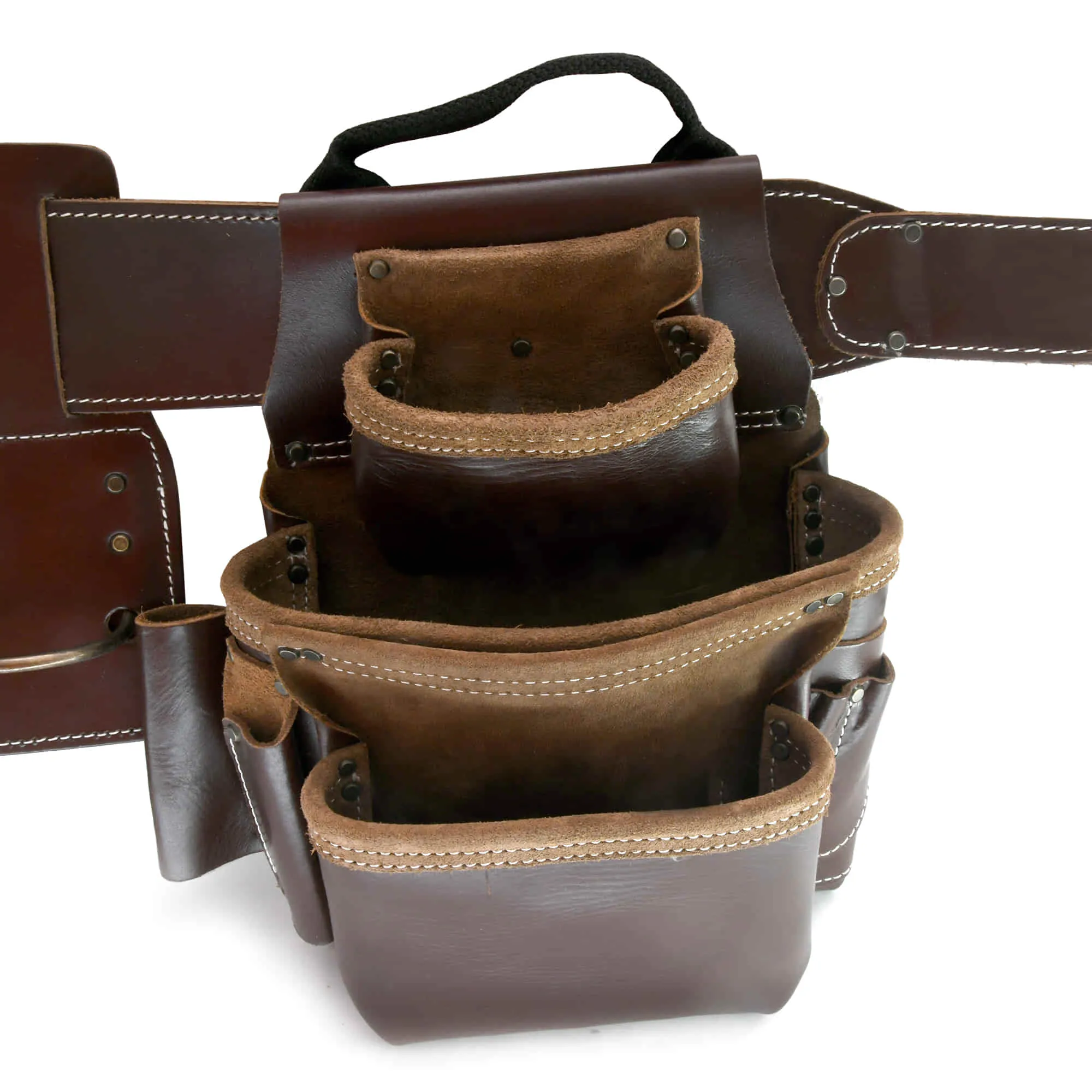 98534L - 4 Piece 17 Pocket Pro Framer’s Combo in Full Grain Leather for Left Handers | Style n Craft