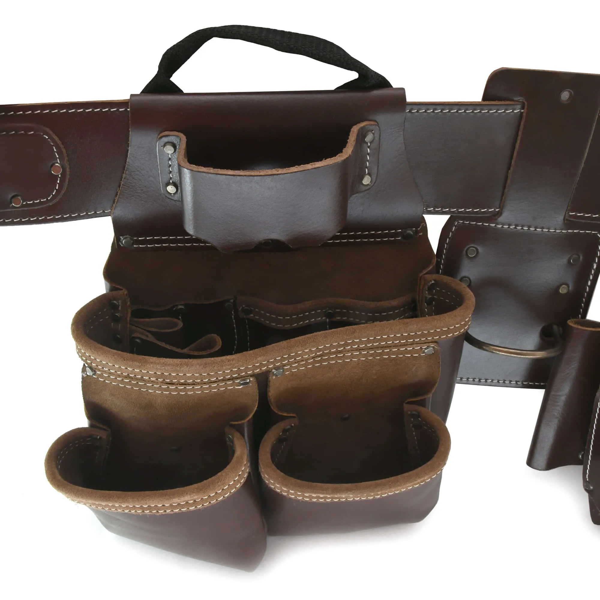 98534L - 4 Piece 17 Pocket Pro Framer’s Combo in Full Grain Leather for Left Handers | Style n Craft