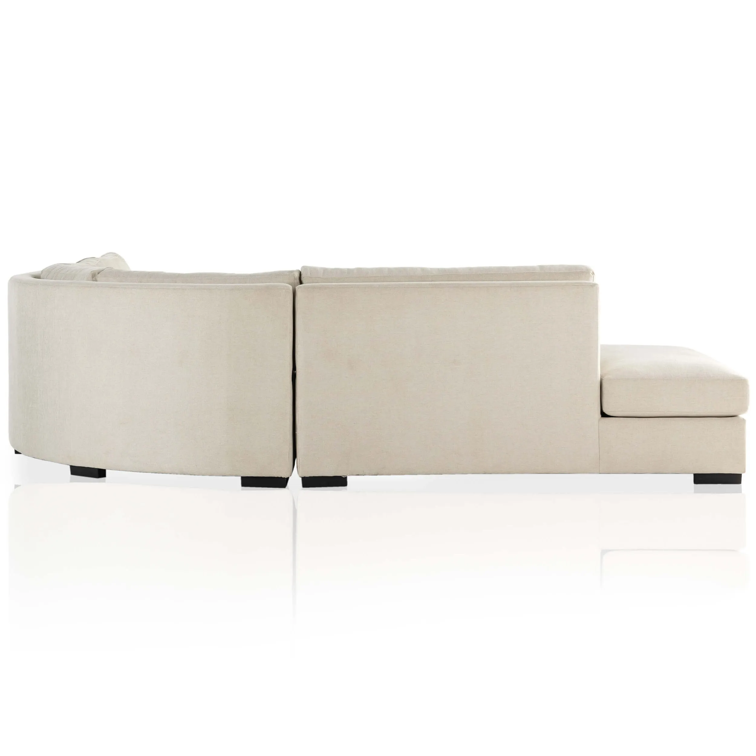 Albany 3 Piece Sectional, Alcott Fawn