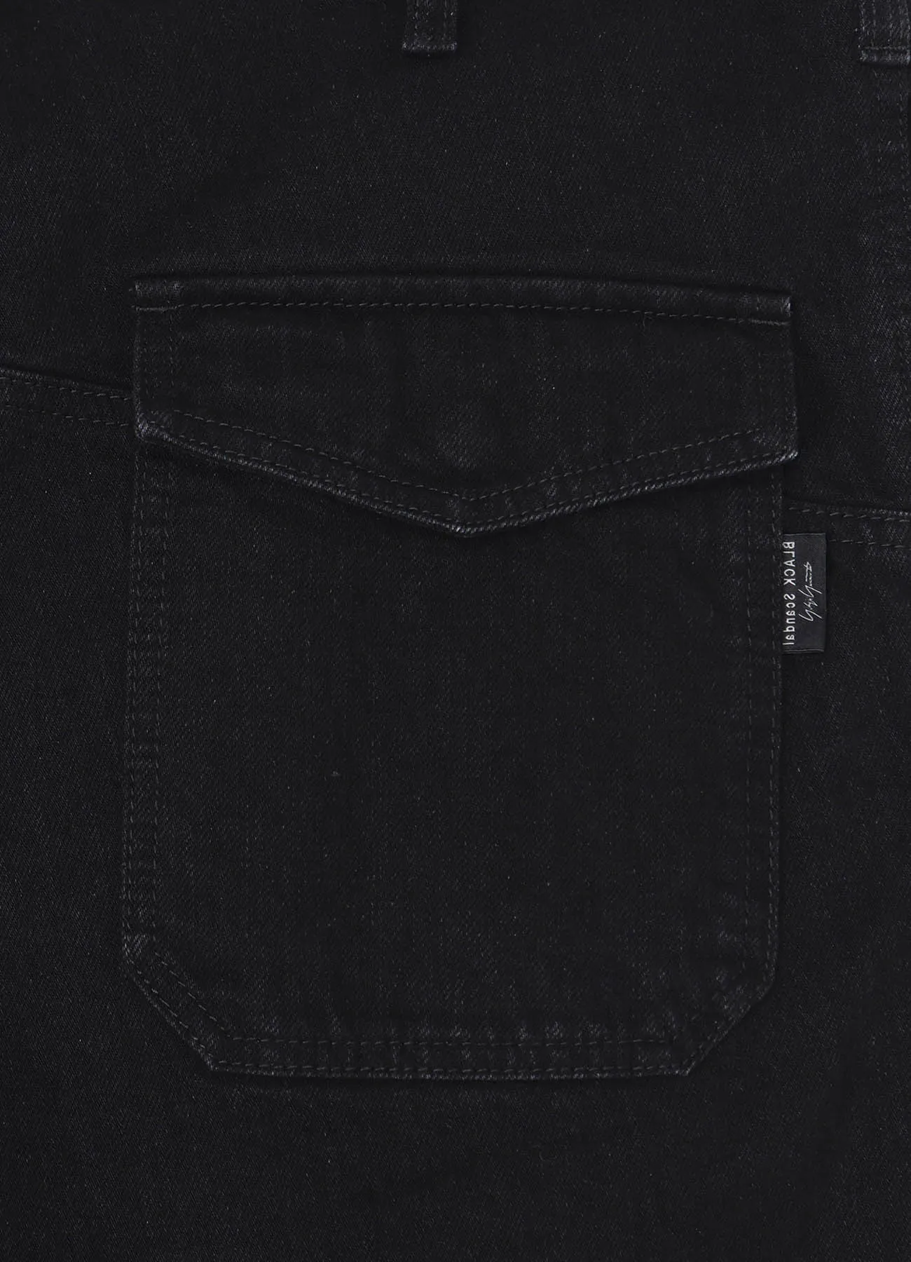 BLACK SCANDAL BK DENIM NO TUCK WORK PANTS