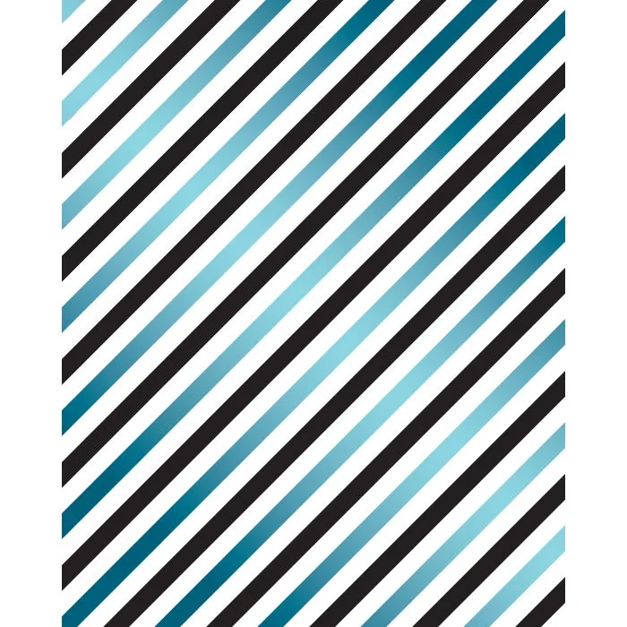 Blue Stripes Printed Backdrop