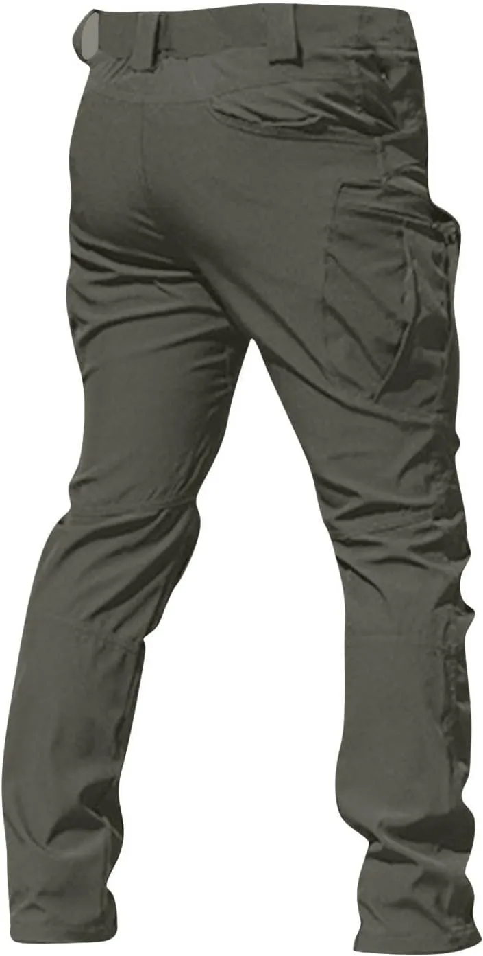 Cargo Pants for Men Relaxed Fit Stretch Ripstop Tactical Pants Outdoor Waterproof Quick Dry Hiking Pant Multi-Pockets