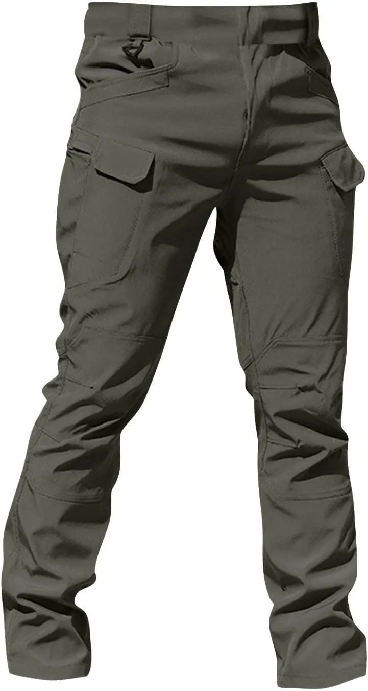 Cargo Pants for Men Relaxed Fit Stretch Ripstop Tactical Pants Outdoor Waterproof Quick Dry Hiking Pant Multi-Pockets