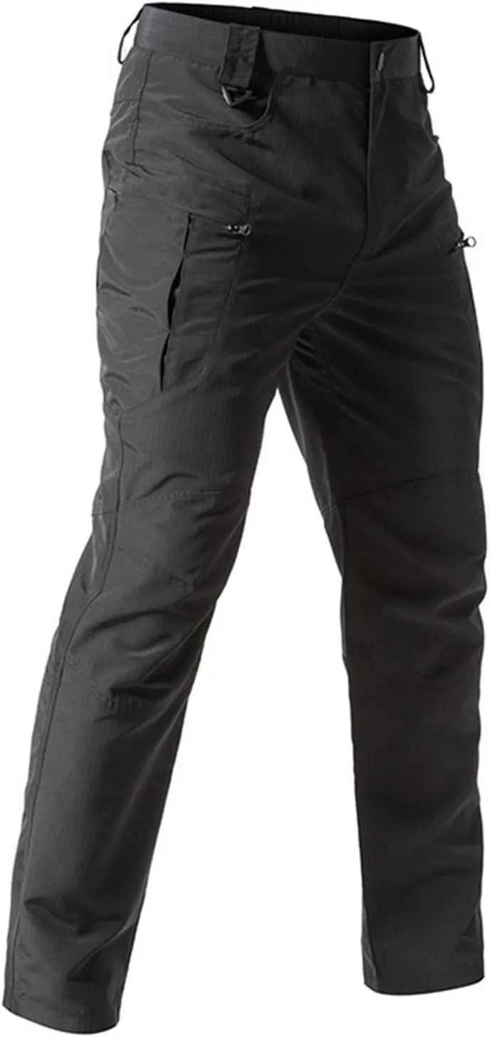 Cargo Pants for Men Relaxed Fit Waterproof Ripstop Tactical Pants Lightweight Flexcamo Hiking Pant Multi Pockets