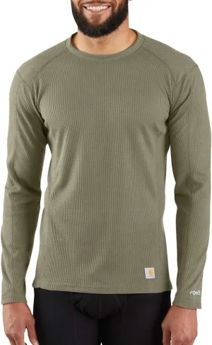 Carhartt Men's MBL113 Base Force Midweight Base Layer Classic Crew