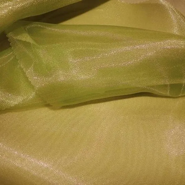 Crystal Organza Table Runner in Olive 337
