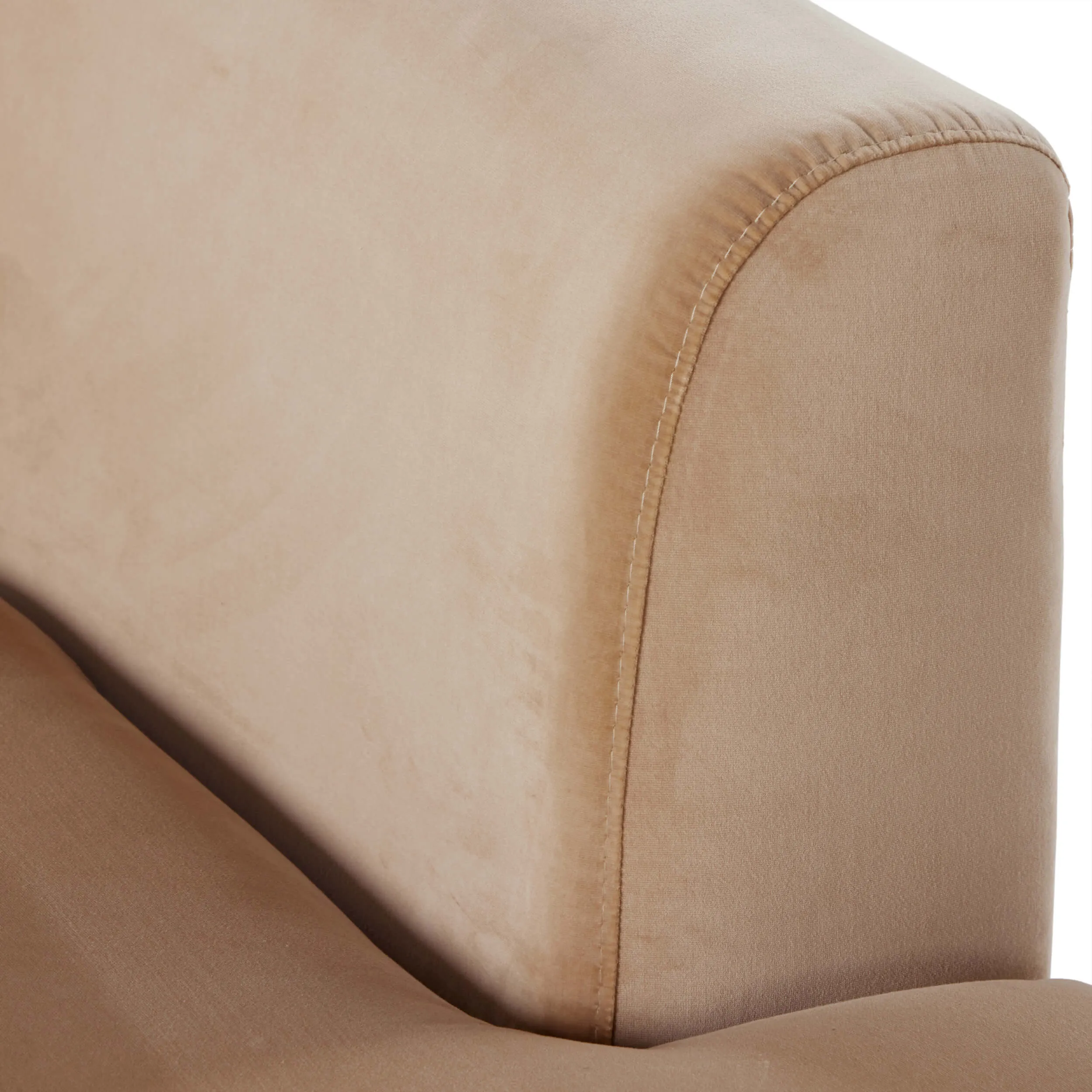 Deandra Tete a Tete Chaise, Surrey Camel