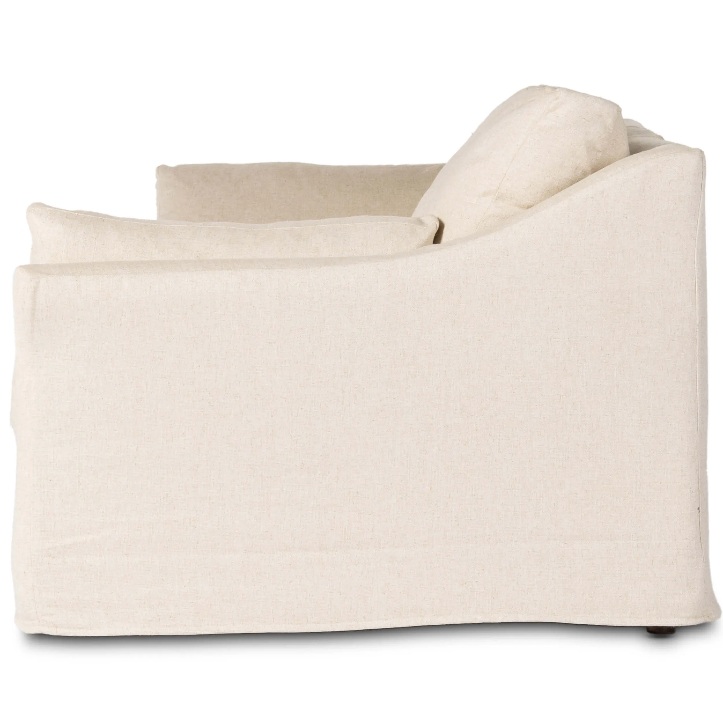 Delray 3 Piece Slipcover Sectional, Evere Oatmeal