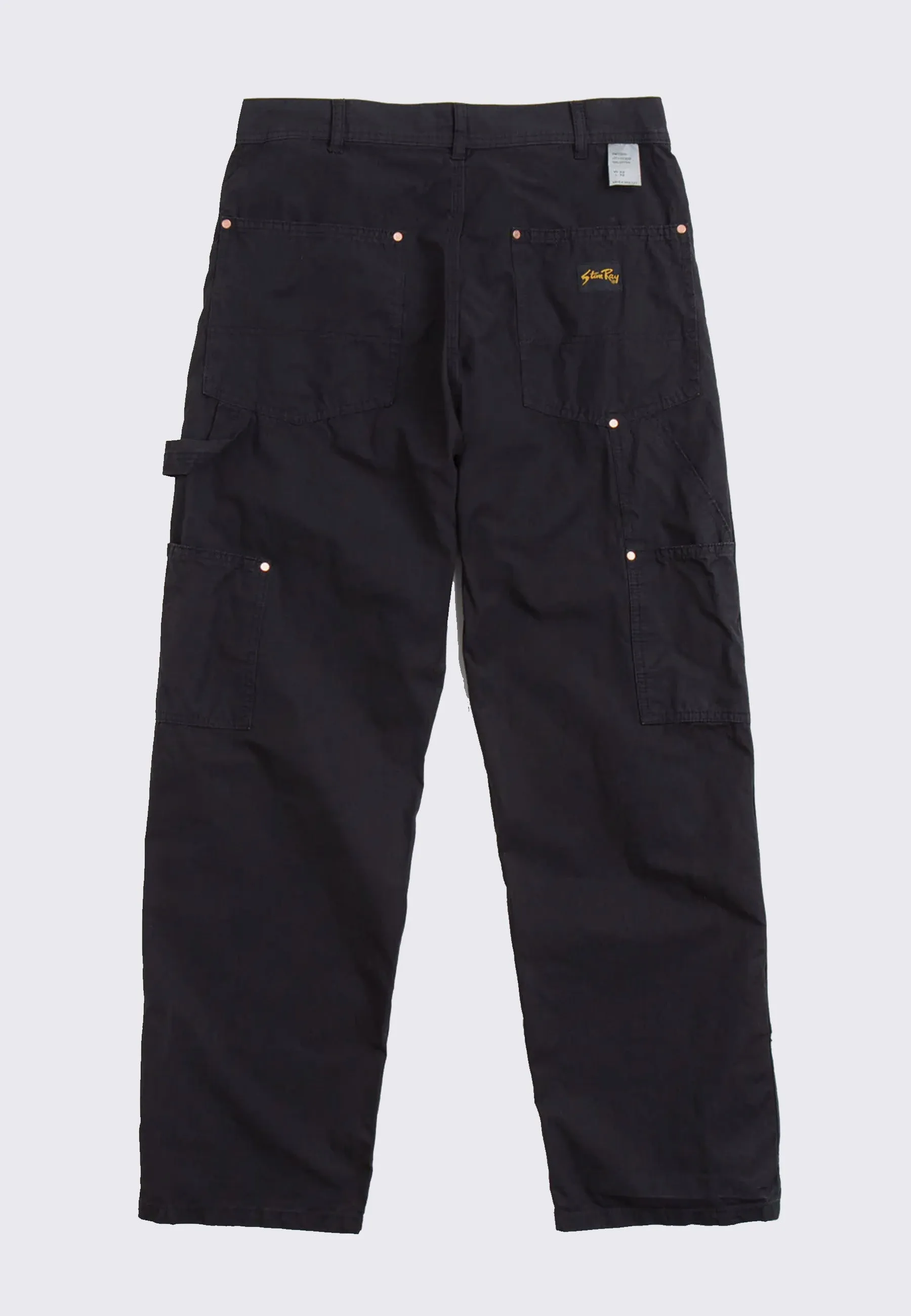 Double Knee Pant - Black Ripstop
