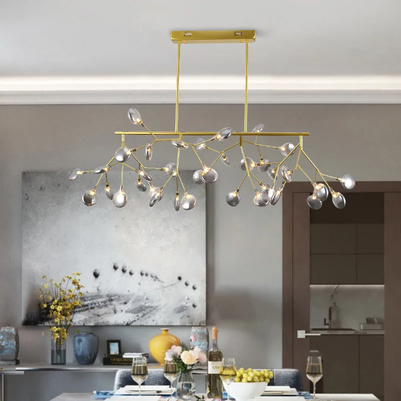 Firefly Island Pendant: Postmodern Metal Ceiling Lamp - 36 Head Suspension for Restaurant