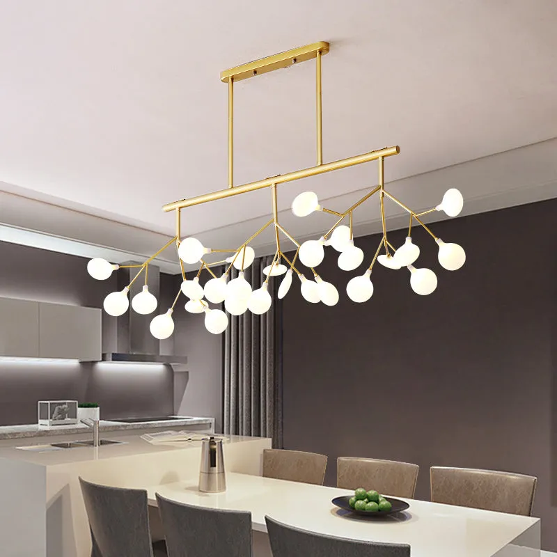 Firefly Island Pendant: Postmodern Metal Ceiling Lamp - 36 Head Suspension for Restaurant