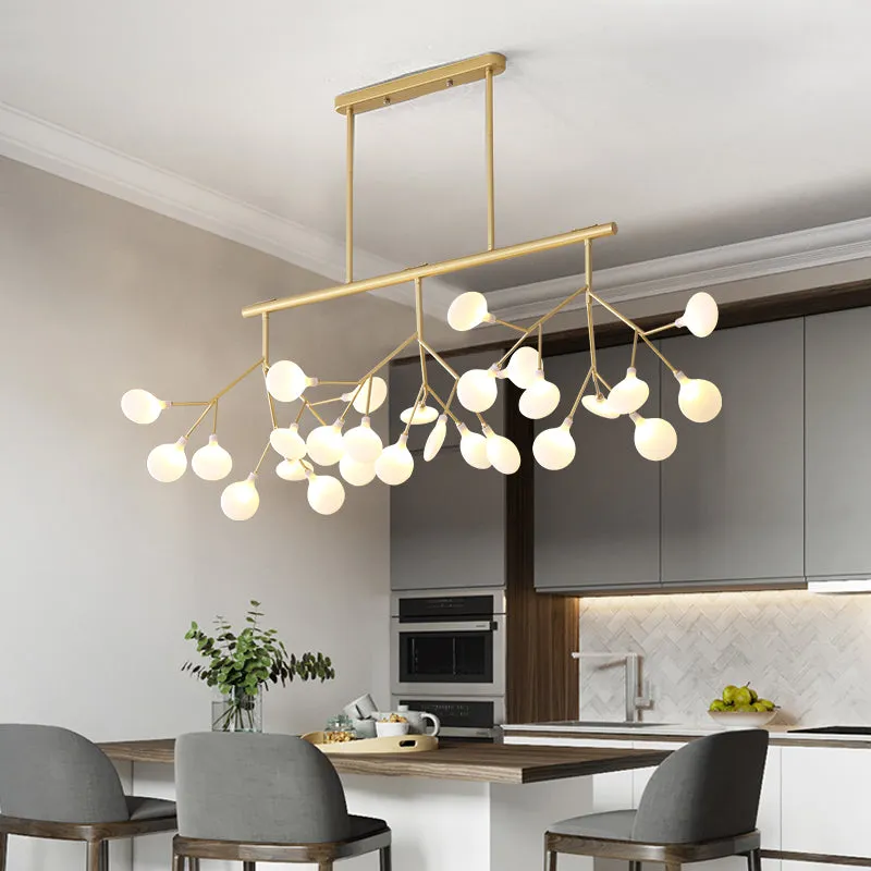 Firefly Island Pendant: Postmodern Metal Ceiling Lamp - 36 Head Suspension for Restaurant