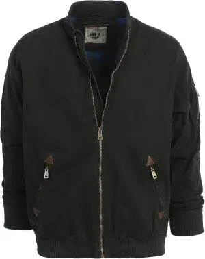 Gioberti Men's 100% Cotton Sportwear Full Zipper Twill Bomber Jacket