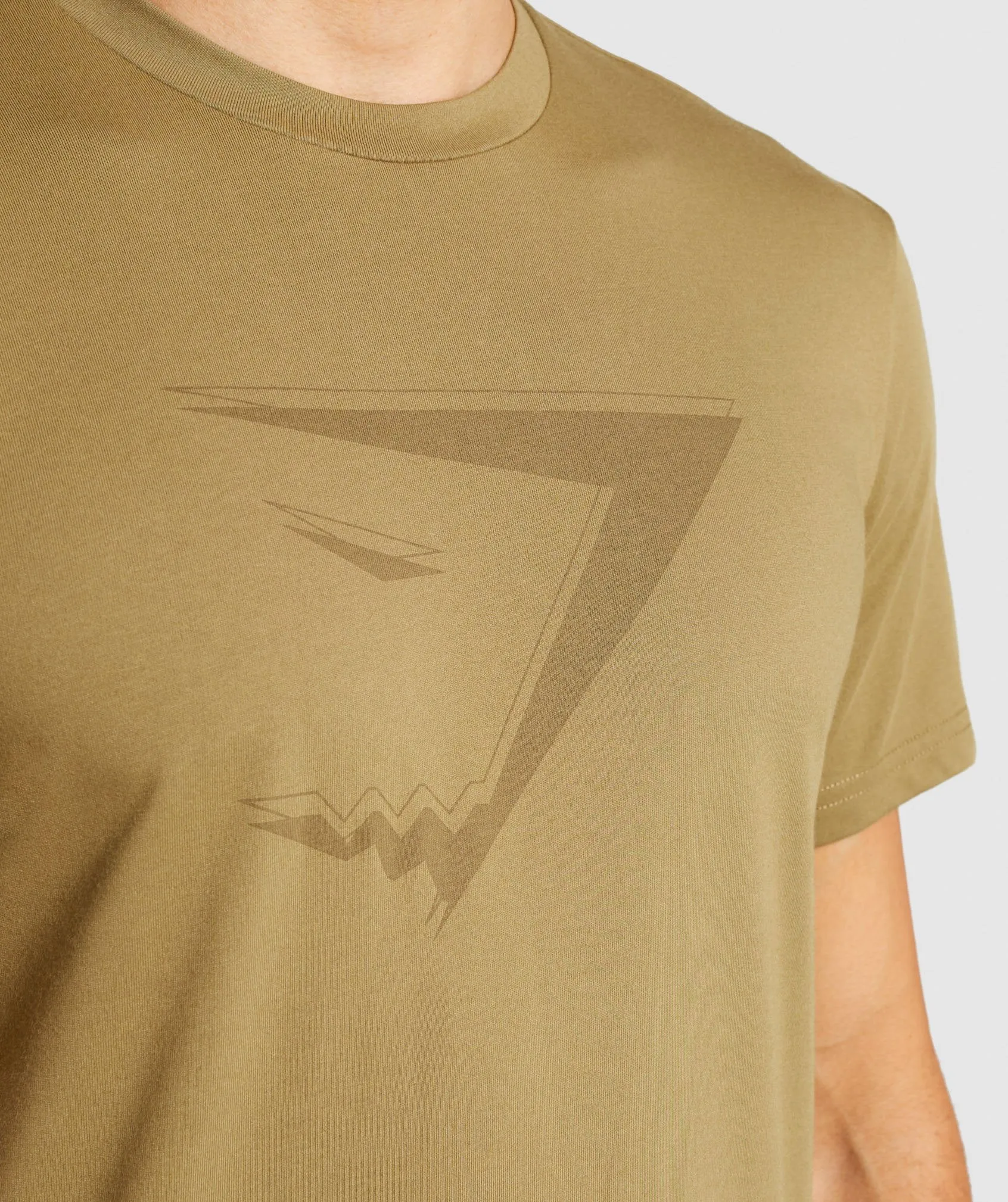 Gymshark Tonal T-Shirt - Khaki