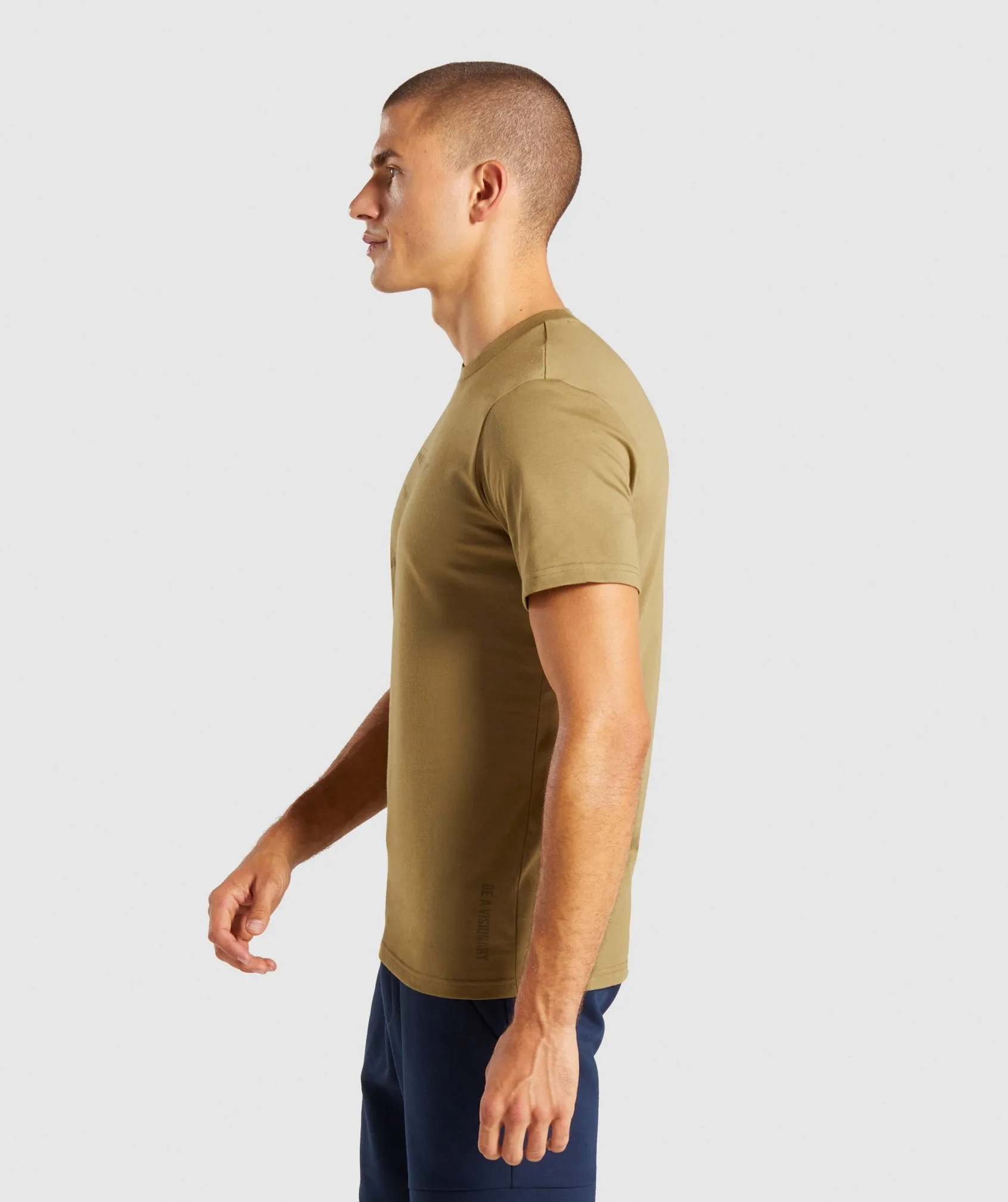 Gymshark Tonal T-Shirt - Khaki
