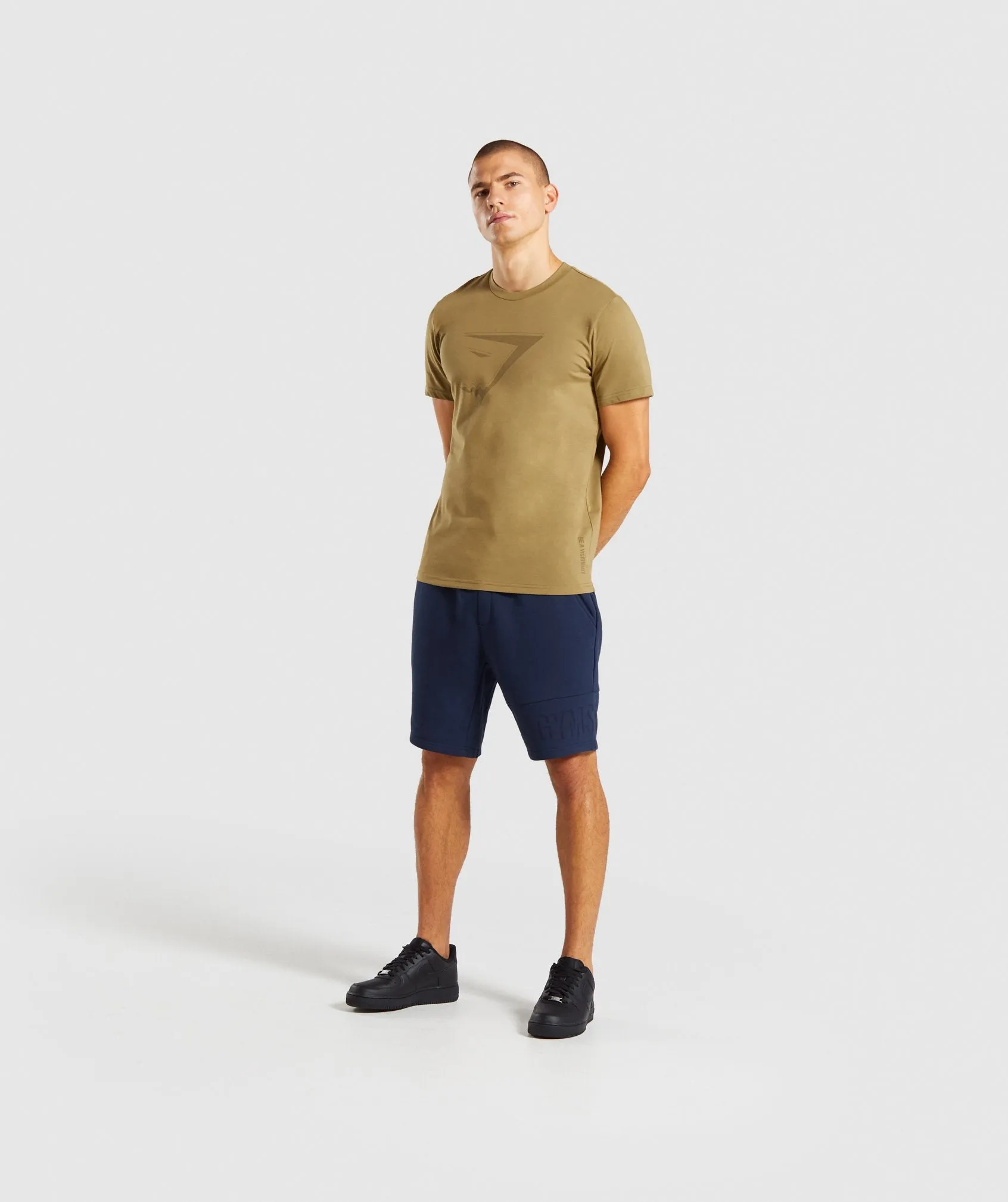 Gymshark Tonal T-Shirt - Khaki