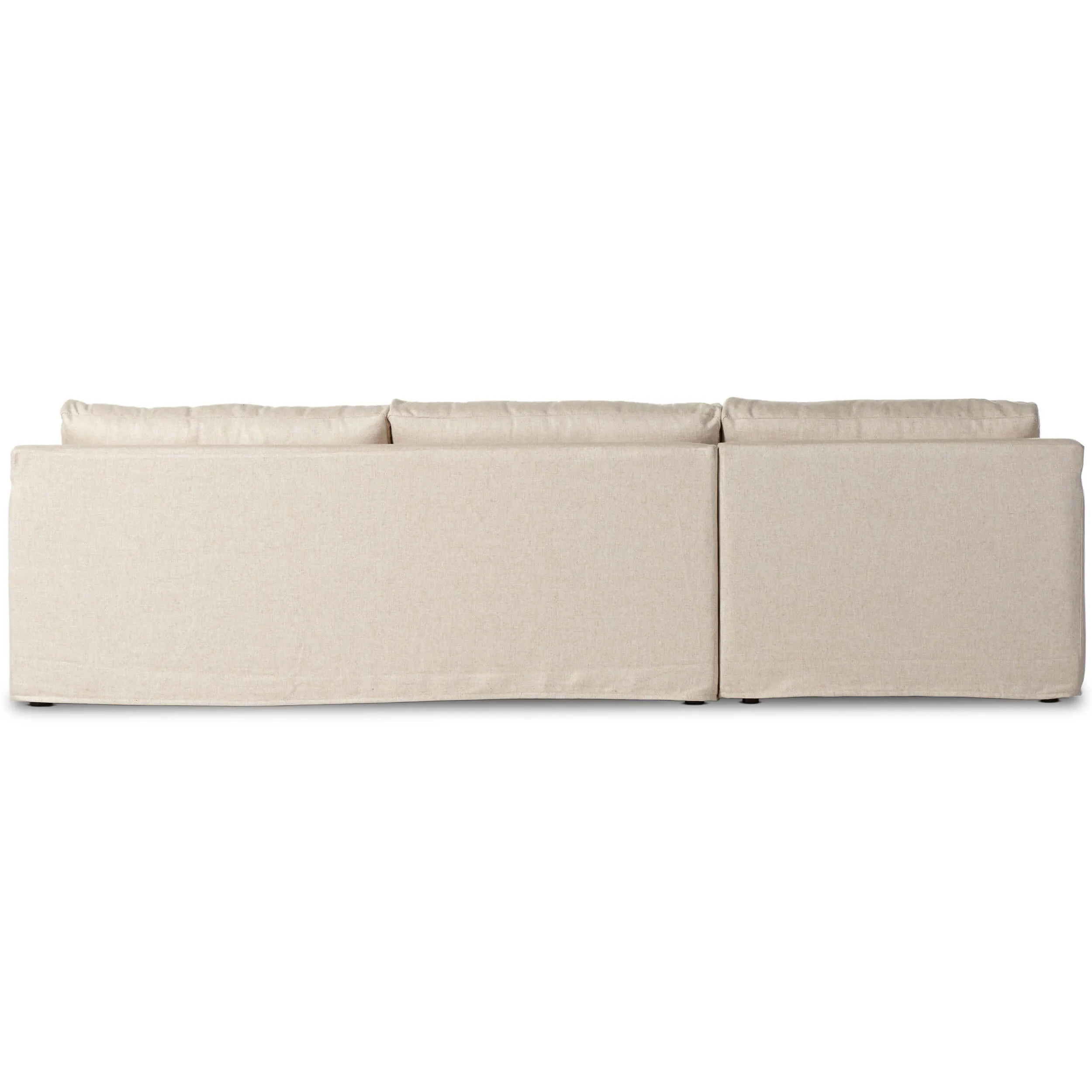 Hampton Slipcover Sectional, Evere Oatmeal