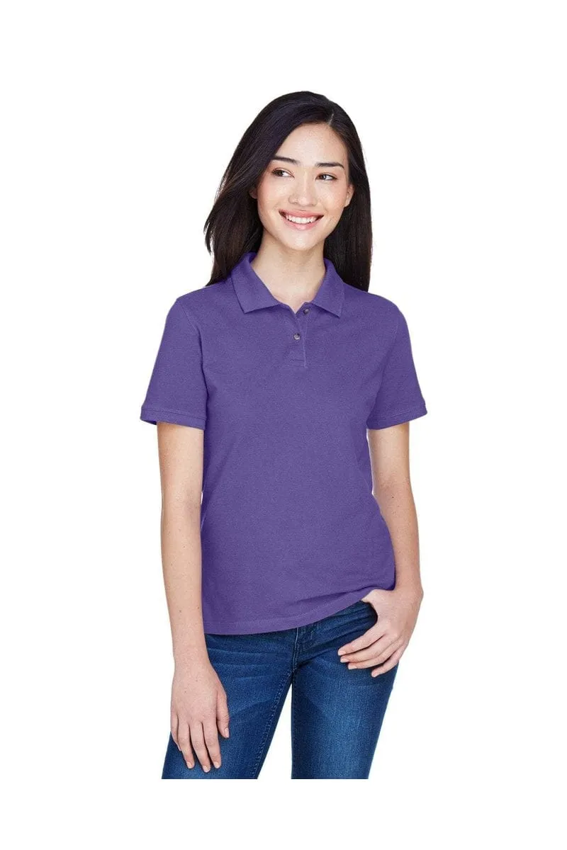 Harriton M265W: Ladies' 5.6 oz. Easy Blend(tm) Polo, Basic Colors