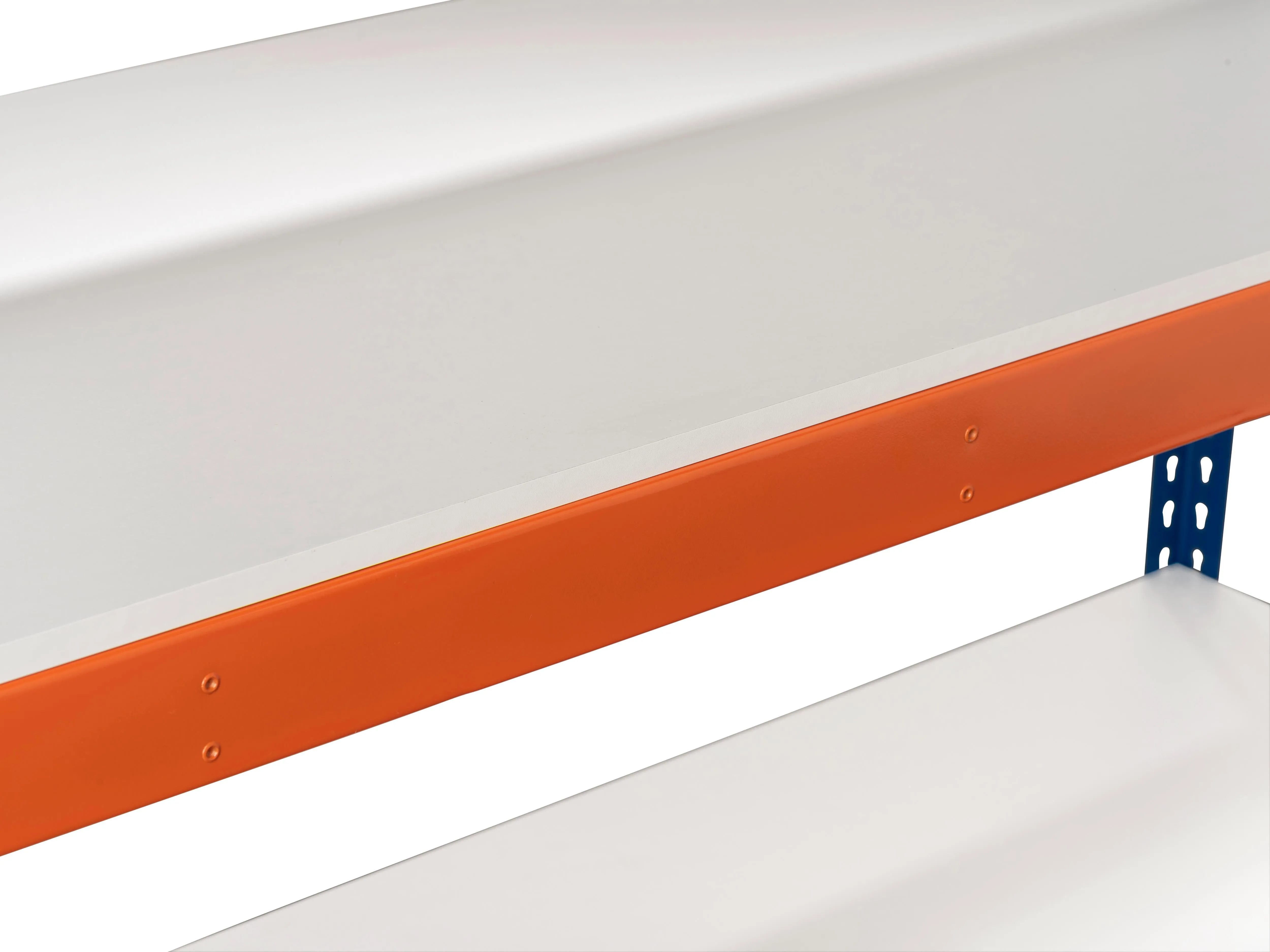 Heavy Duty Industrial Shelving Unit 4 Melamine Shelves - 1800mm H x 2400mm W x 600mm D - 400KG's UDL Per Shelf