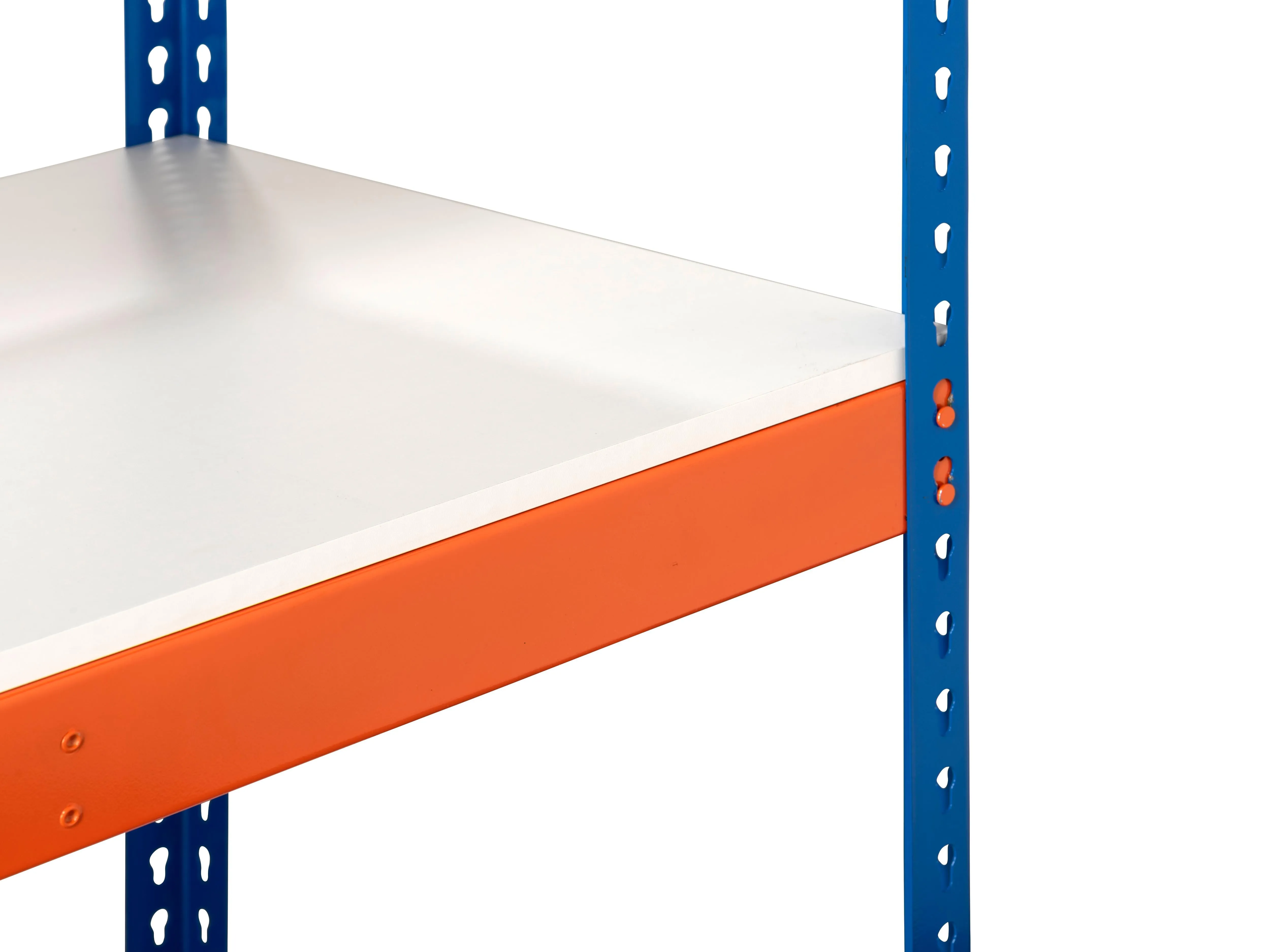 Heavy Duty Industrial Shelving Unit 4 Melamine Shelves - 1800mm H x 2400mm W x 600mm D - 400KG's UDL Per Shelf