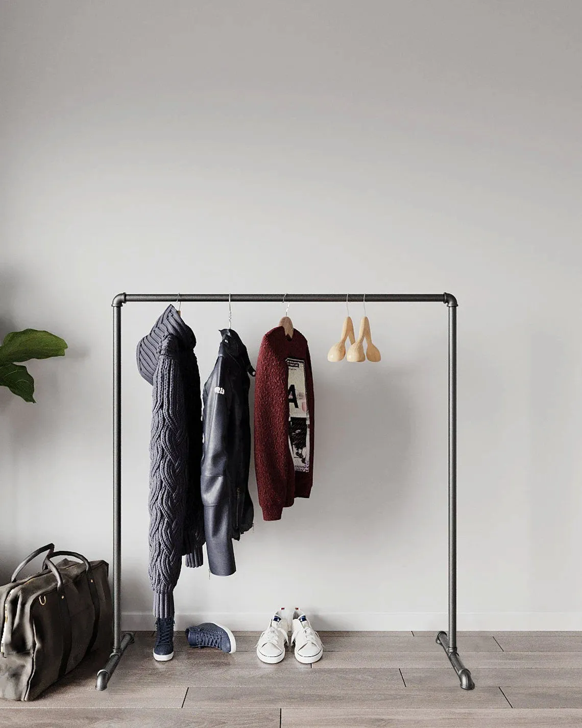 Industrial Pipe Child Garment Racks 116(L)X108CM(H)