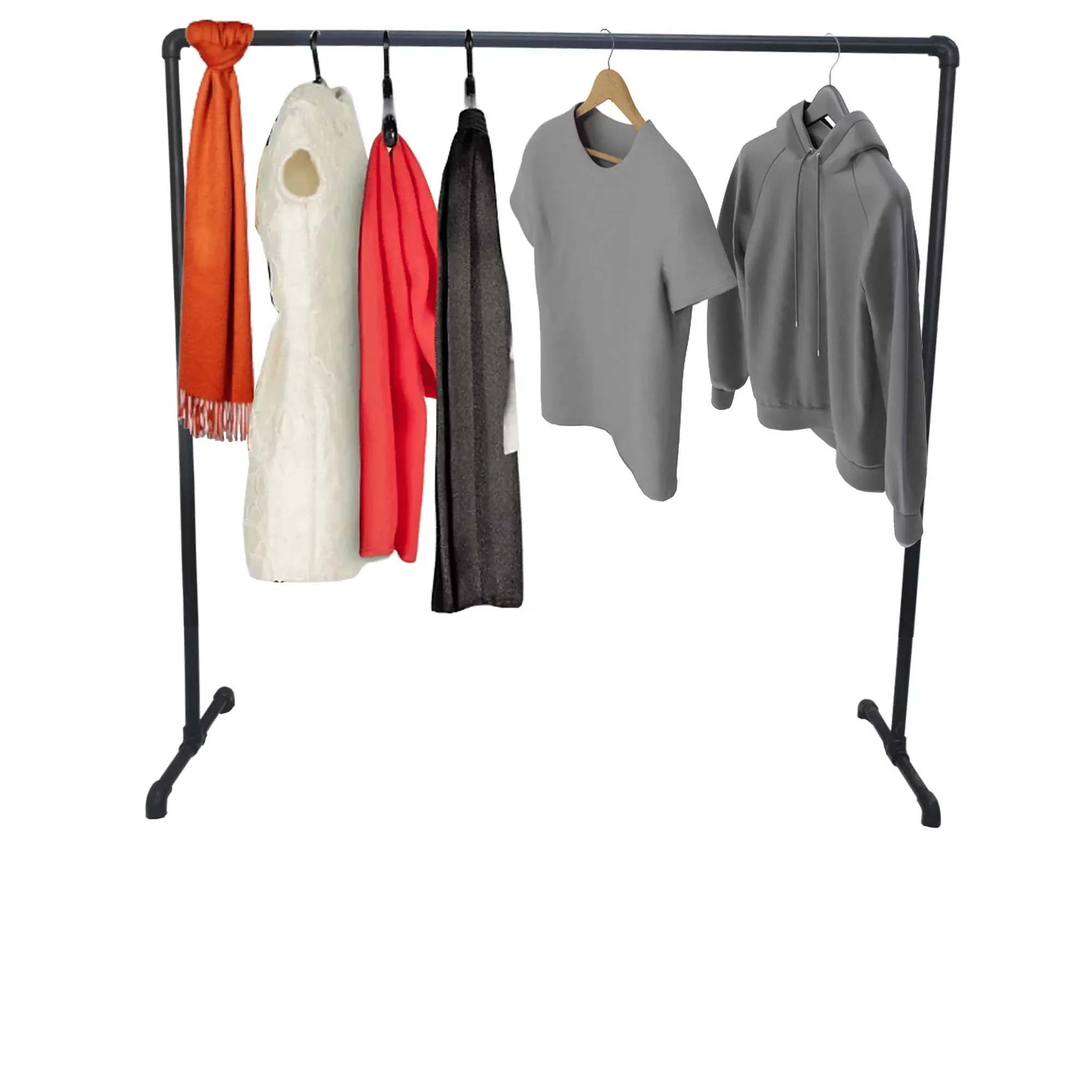Industrial Pipe Child Garment Racks 116(L)X108CM(H)