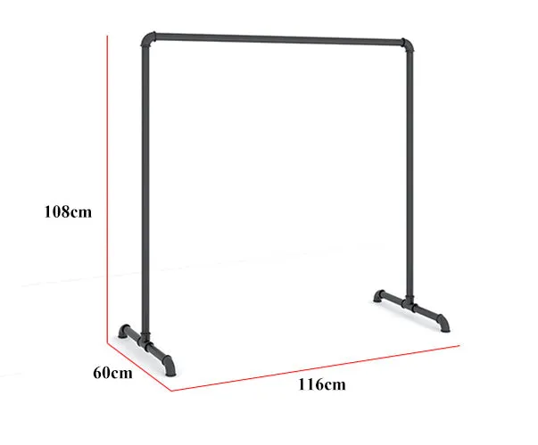 Industrial Pipe Child Garment Racks 116(L)X108CM(H)