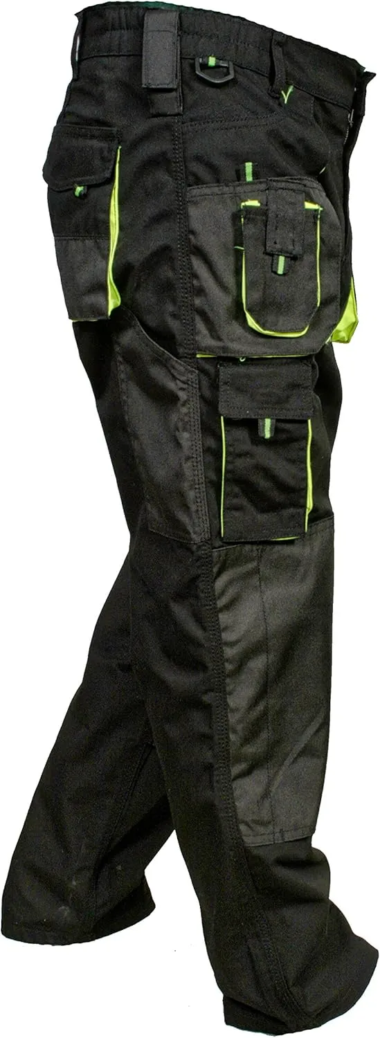 Juicy Trendz Work Trousers for Men - Men's Work Utility & Safety Pants for Construction and Outdoor Activities