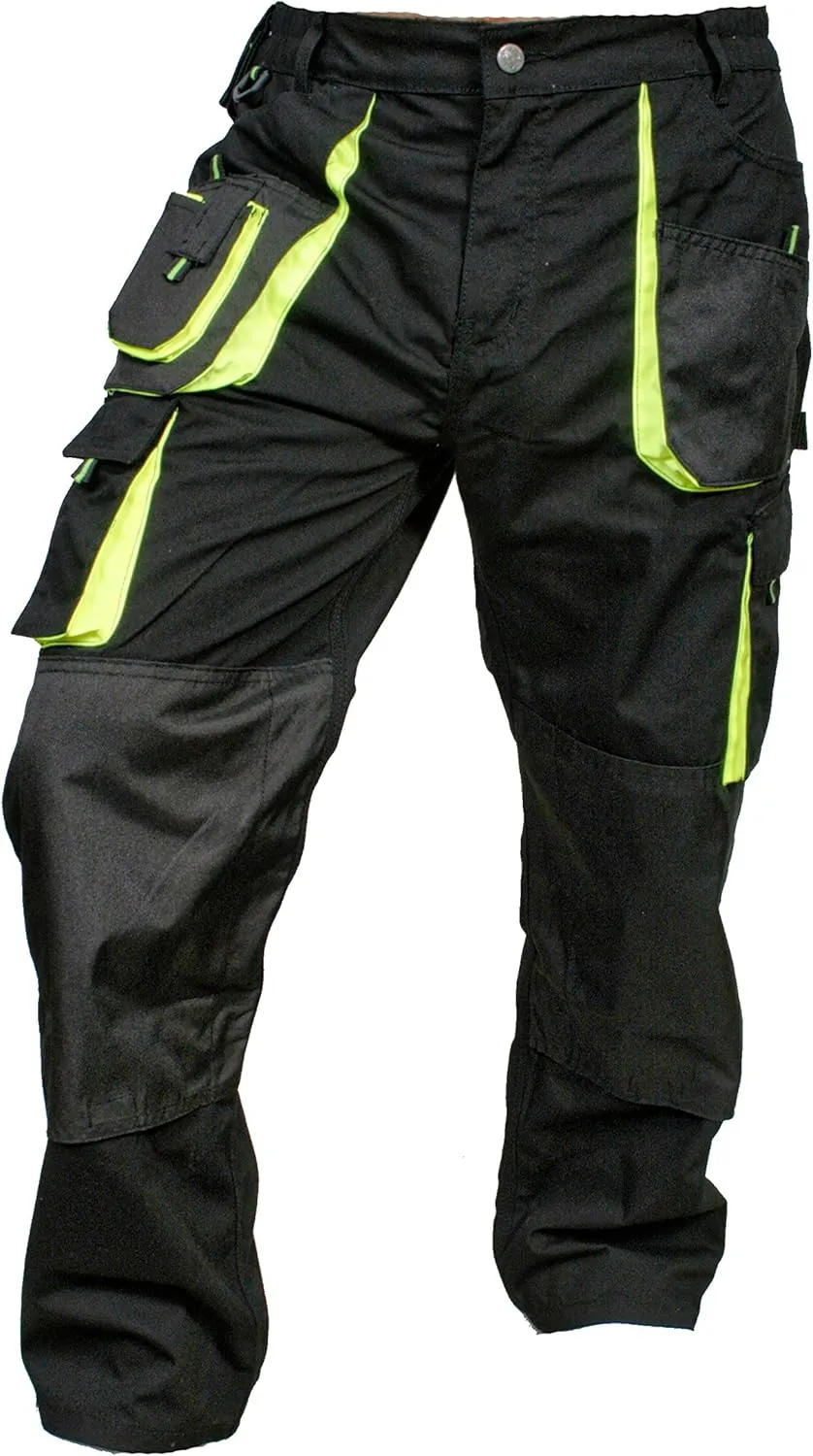 Juicy Trendz Work Trousers for Men - Men's Work Utility & Safety Pants for Construction and Outdoor Activities