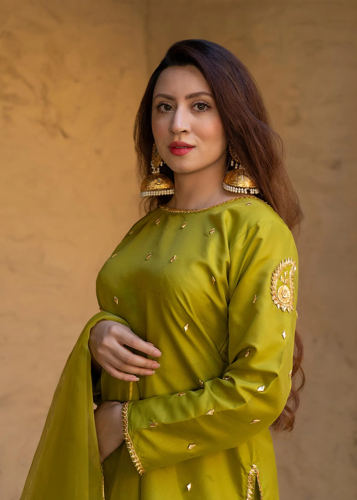 Kanydaro - Haara Sunehri Sharara Set-KD-202256