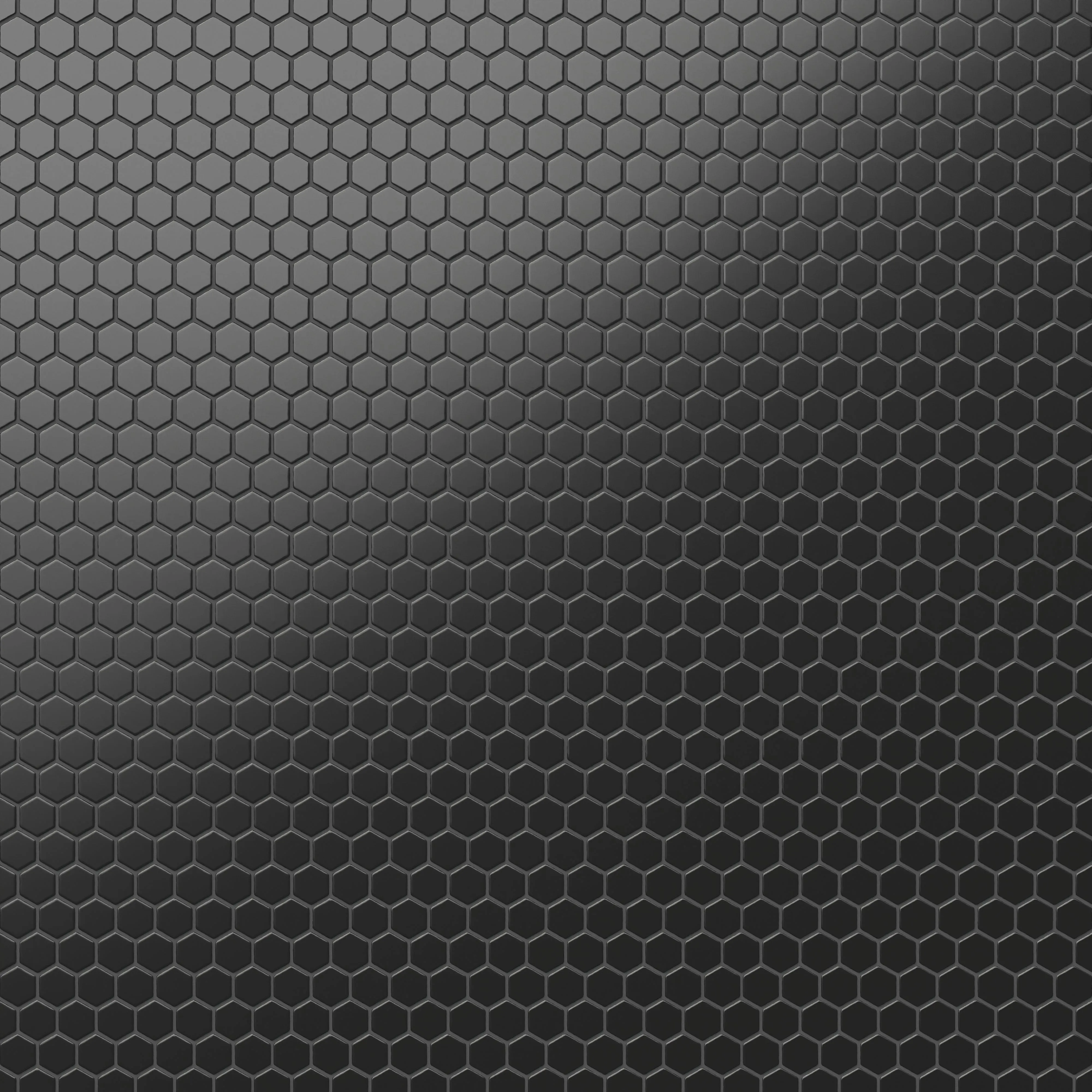 Levi 12x12 Matte Porcelain 1x1 Hexagon Mosaic Tile in Black