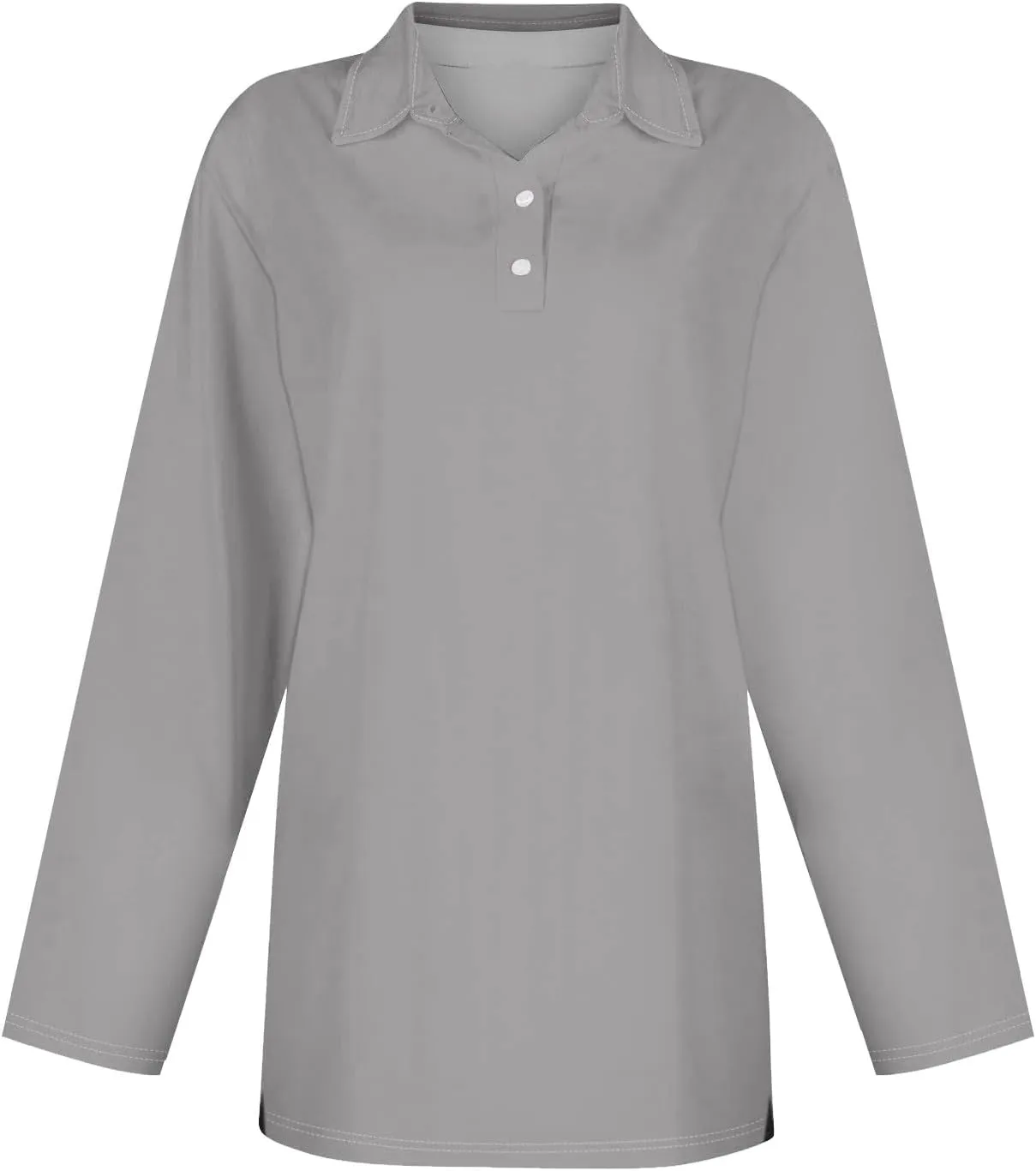 Long Sleeve Work Polo Shirt for Women Quick Dry Athletic Tennis Golf T Shirt Fashion Casual Office Dressy Tunic Tees