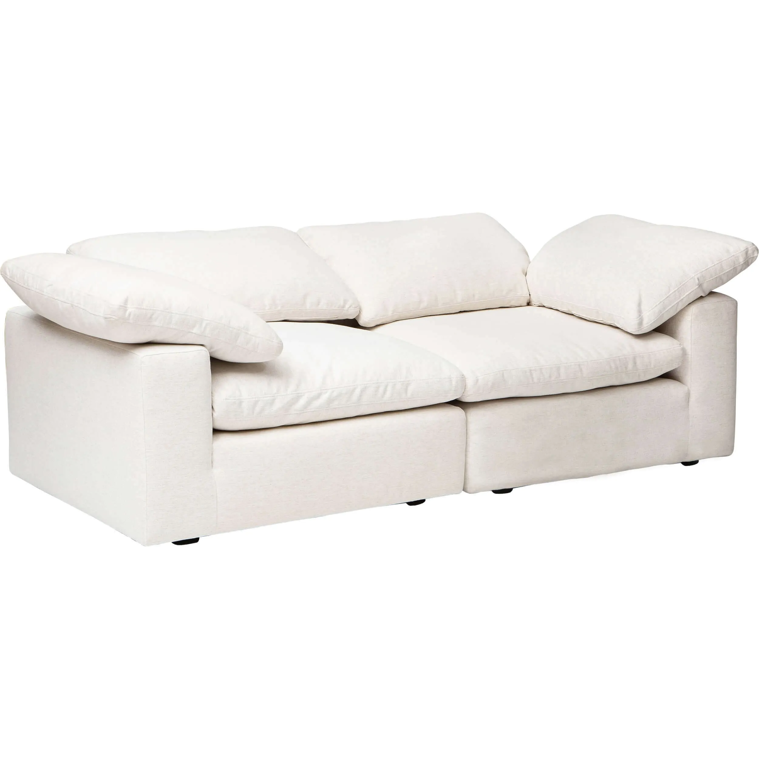 Mateo Modular Loveseat, Nomad Snow