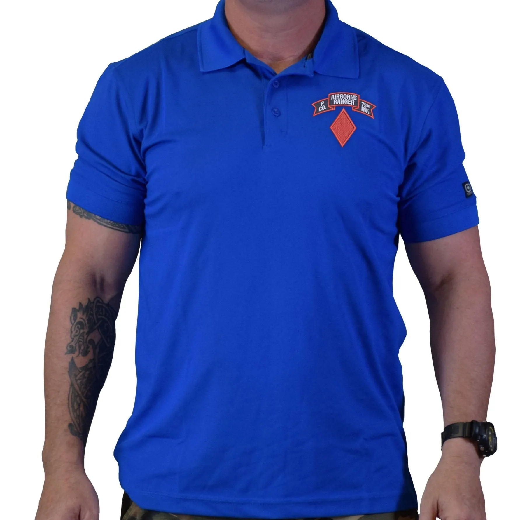 Papa Company Embroidered Polo