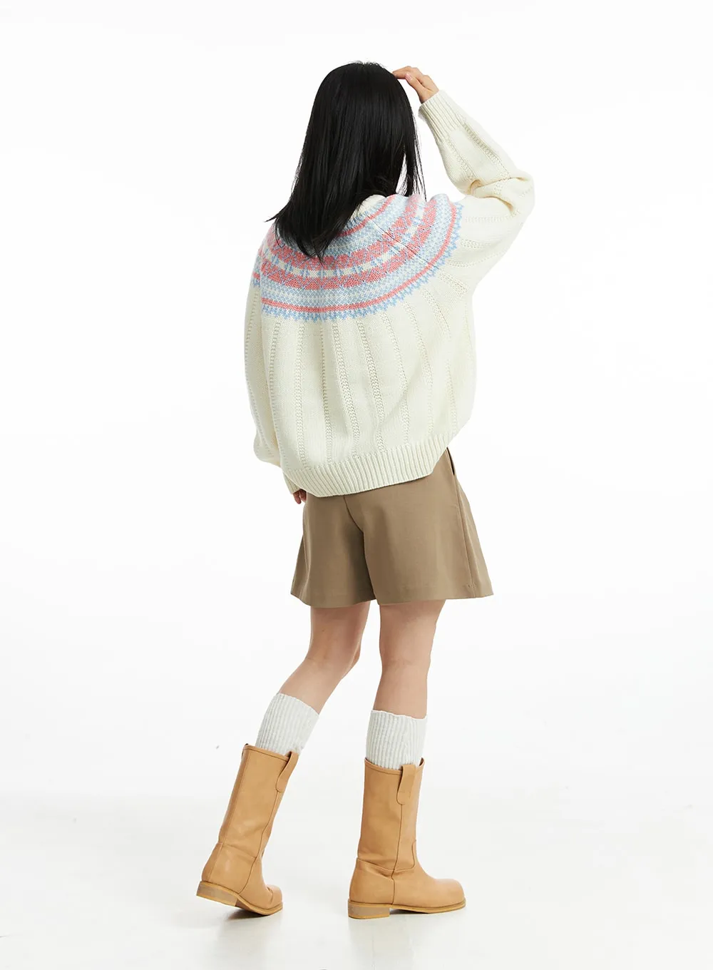 Pintuck Half Pants OO323