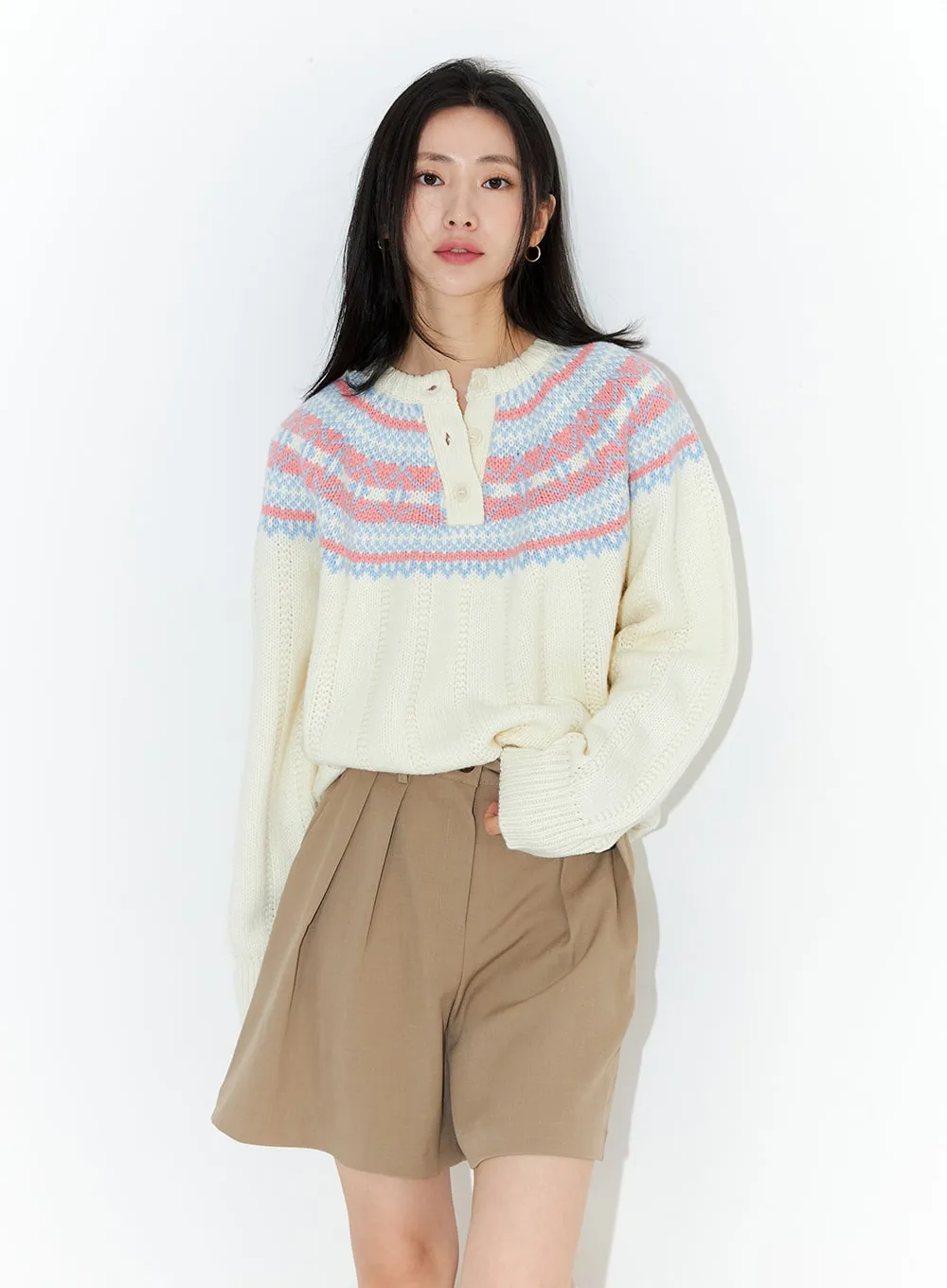 Pintuck Half Pants OO323
