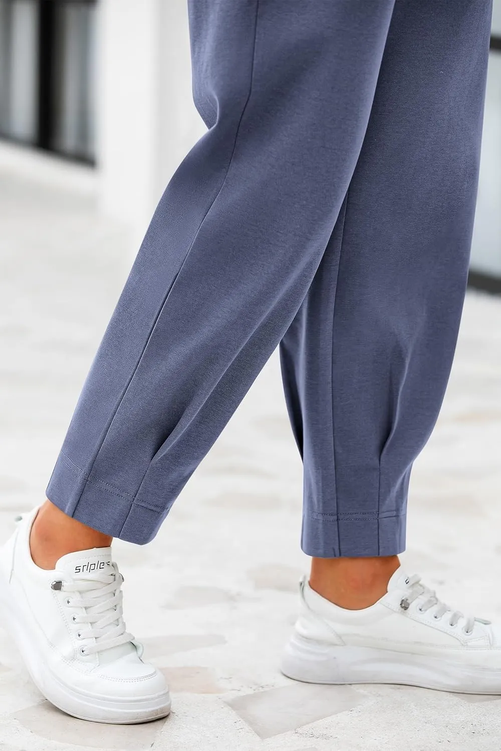 PRETTYGARDEN Women's High Waisted Pants Dressy Casual Ankle Length Work Office Trouser Slacks with Pockets