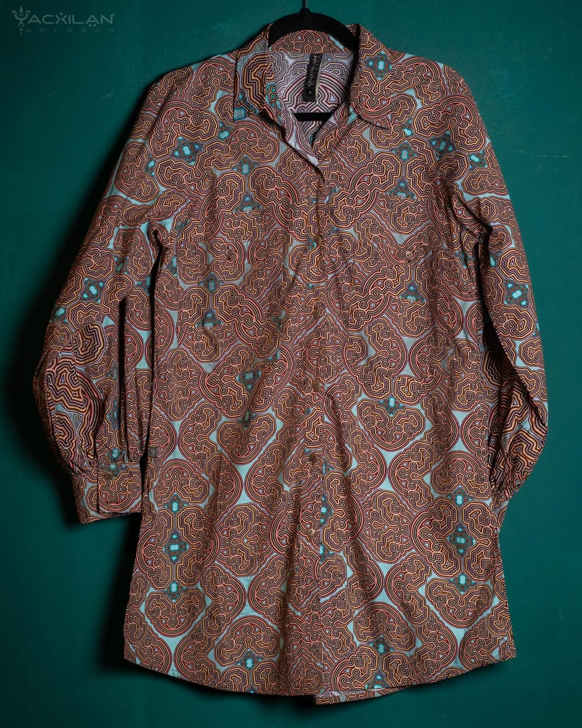 Shirt Woman Longsleeve Piratechic / Cotton Popeline - SHIBIZAX