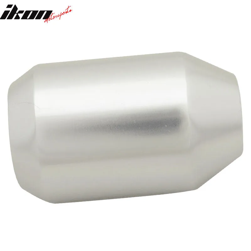 Silver Universal M10X1.5MM MT MUG Gear Shift Knob JDM Logo New Emblem