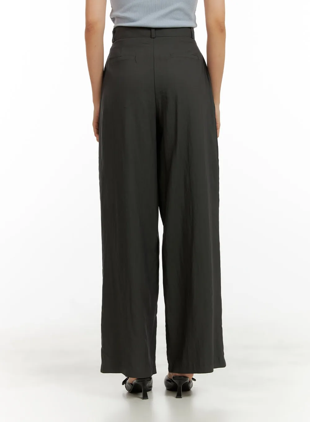 Summer Pintuck Tailored Pants CU414