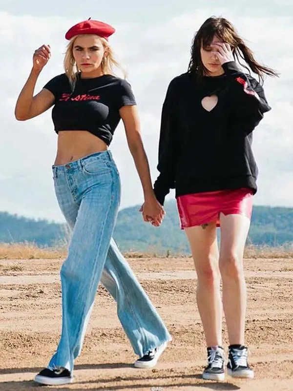 Sweet Waist Wide Legs Jeans Pants Bottoms
