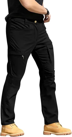Tactical Work Cargo Pants for Men Ripstop Waterproof Stretch Quick Dry Pants Relaxed Fit Utility Outdoor Apparel
