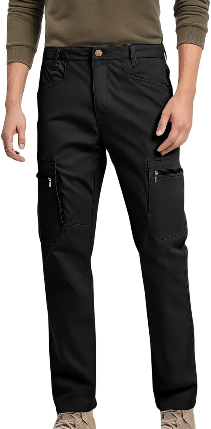 Tactical Work Cargo Pants for Men Ripstop Waterproof Stretch Quick Dry Pants Relaxed Fit Utility Outdoor Apparel